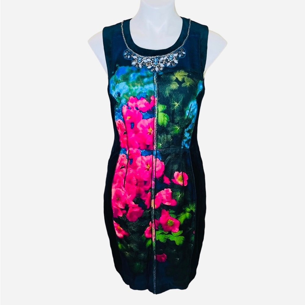 Tracey Reese Embellished Cocktail Dress size 4